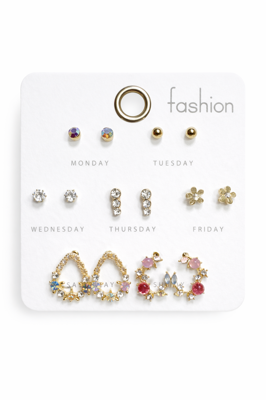 7 Days Fashion Earrings Set