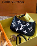 Louis Vuitton LV Monogram Leather Pochette – Black