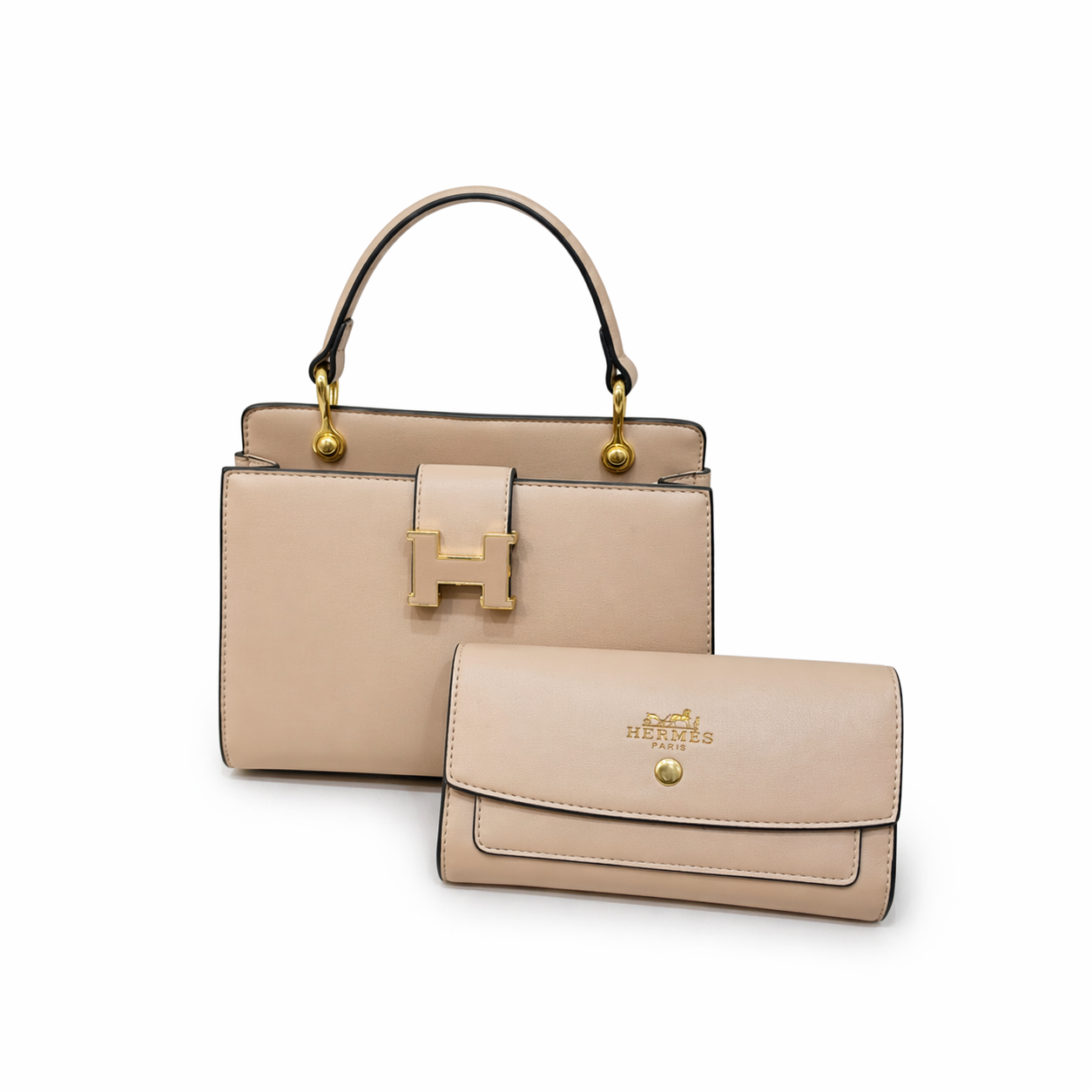 hermes Handbag & Wallet Set