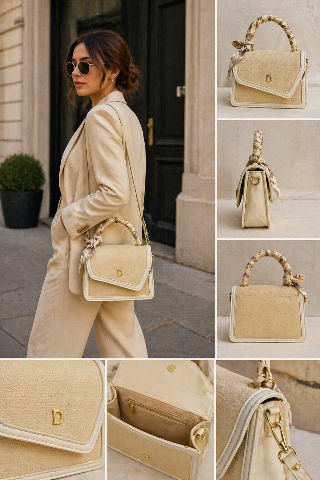 Classic D Flap Handbag