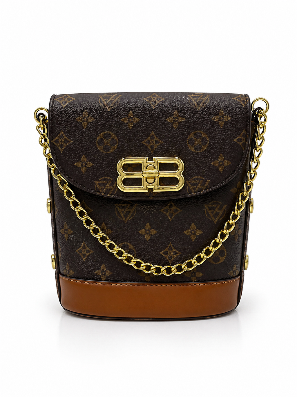 Luxury Monogram Bucket Bag – Chain Edition