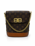 Luxury Monogram Bucket Bag – Chain Edition