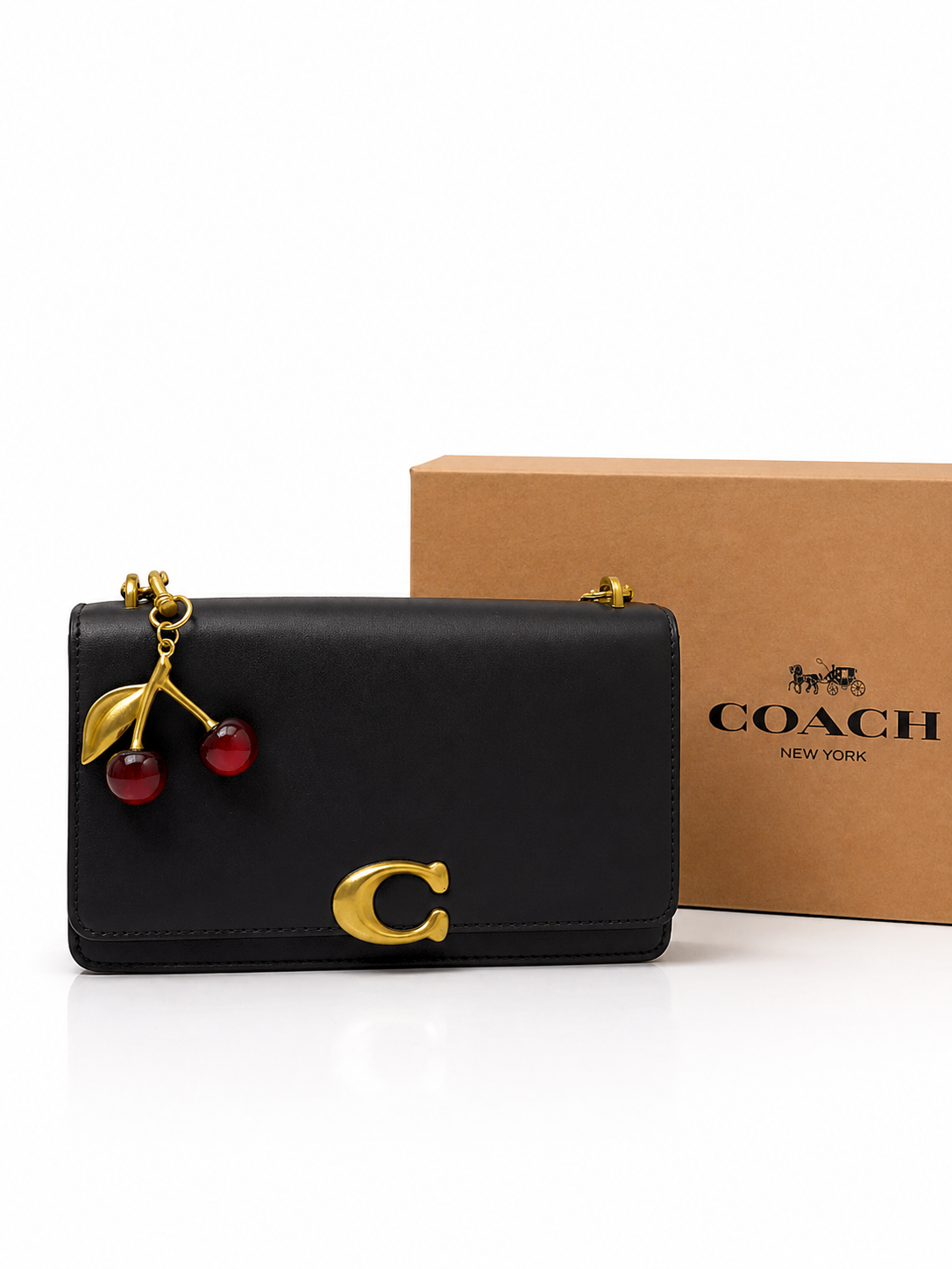 COACH Tabby Bag – Cherry Charm Edition WITH BOX