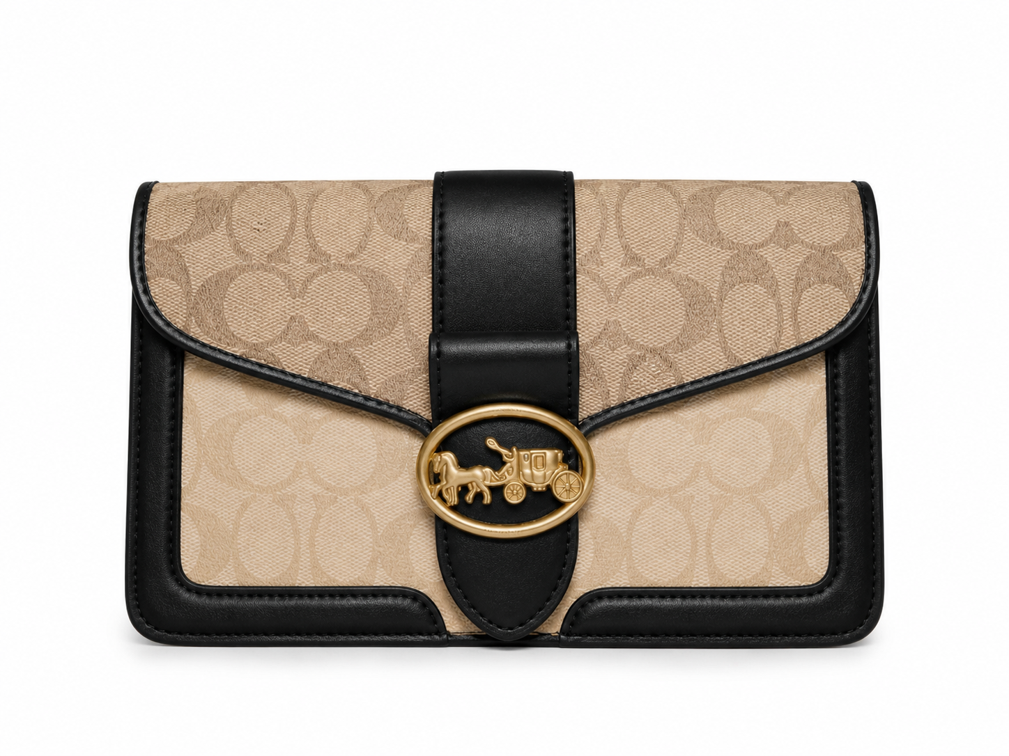 Coach Jade Signature Clutch – Horse & Carriage Lock