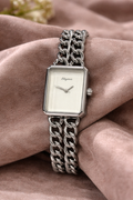 Silver Chain Lady Watch