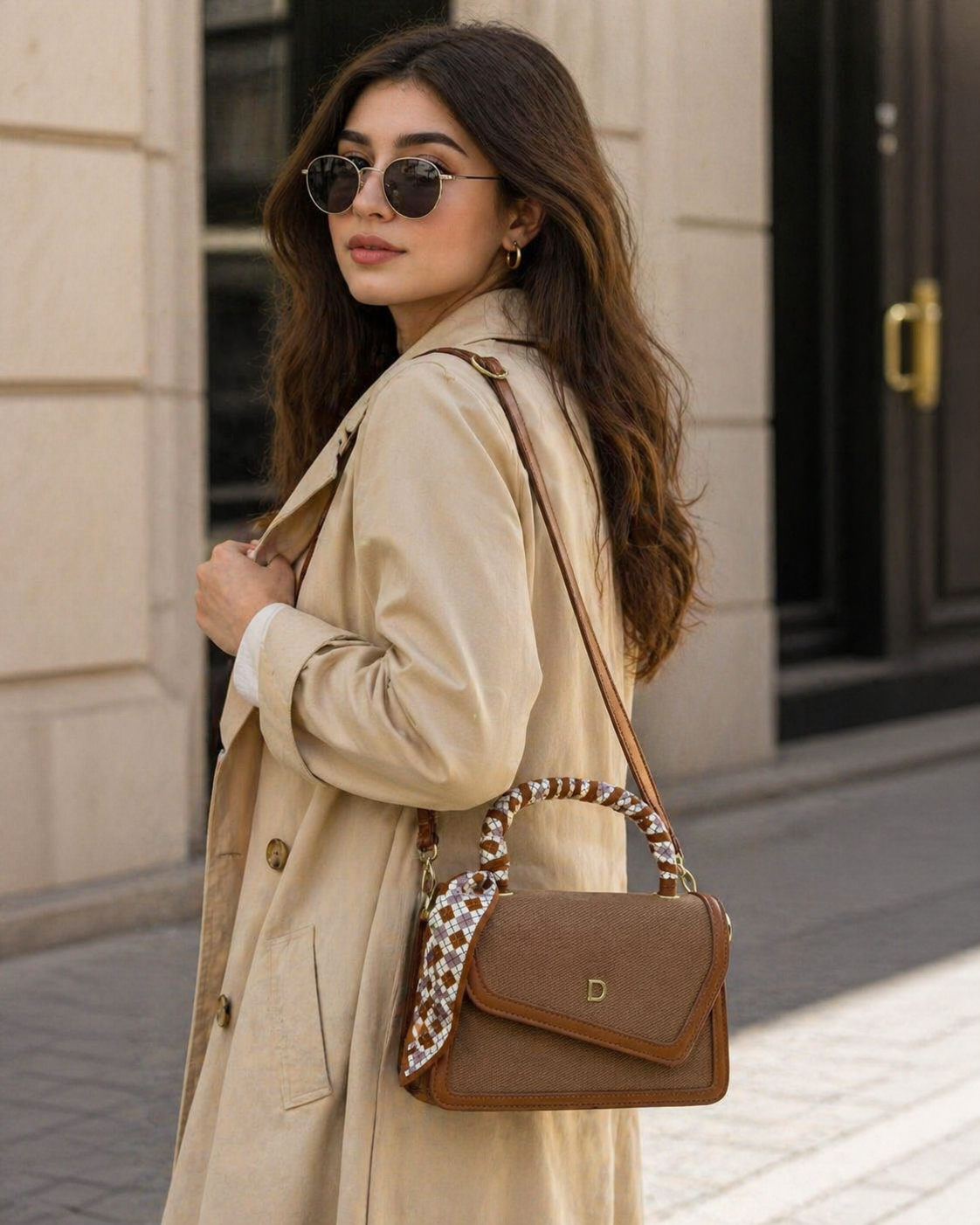 Classic D Flap Handbag