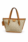 COACH TAXI TOTE BAG IN SIGNATURE CANVAS