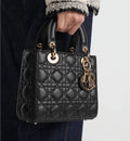 Christian Dior Patent Cannage Mini Lady Dior