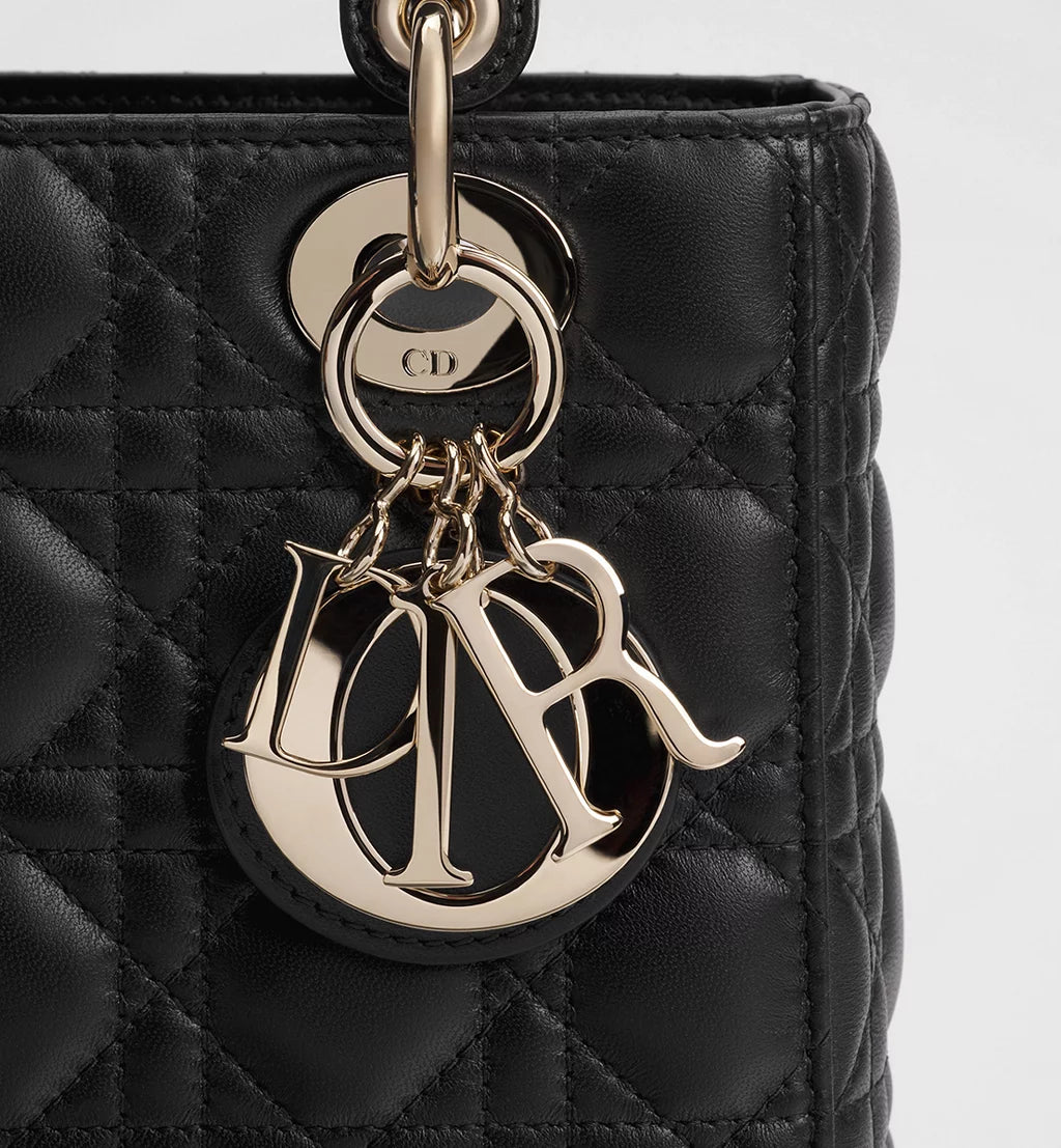 Christian Dior Patent Cannage Mini Lady Dior