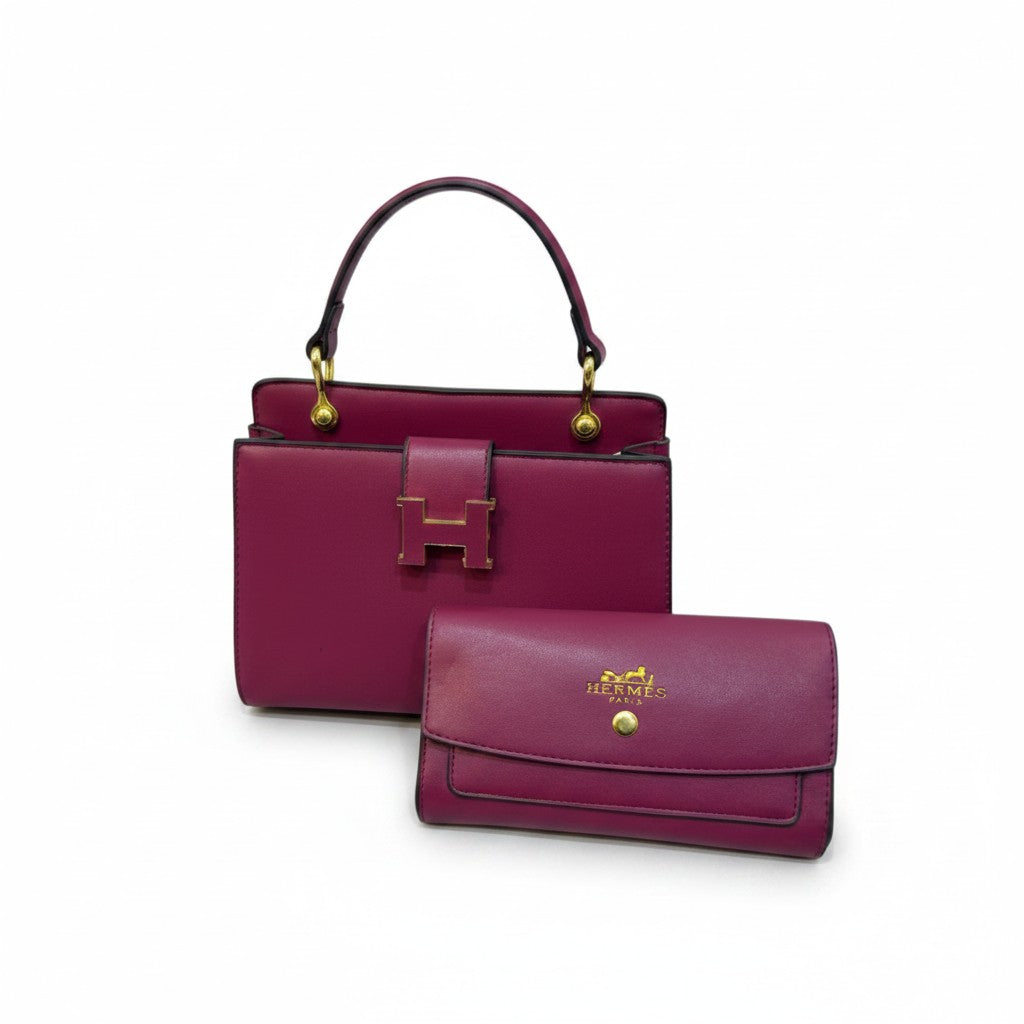 hermes Handbag & Wallet Set