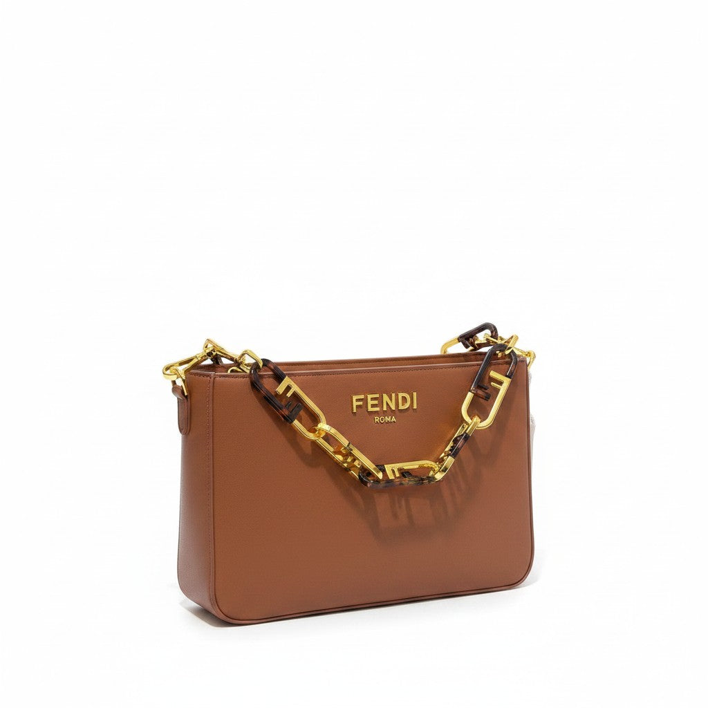 Fendi Style Chain Shoulder Bag