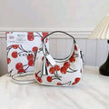 Coach Signature Cherry Print Mini Shoulder Bag with box
