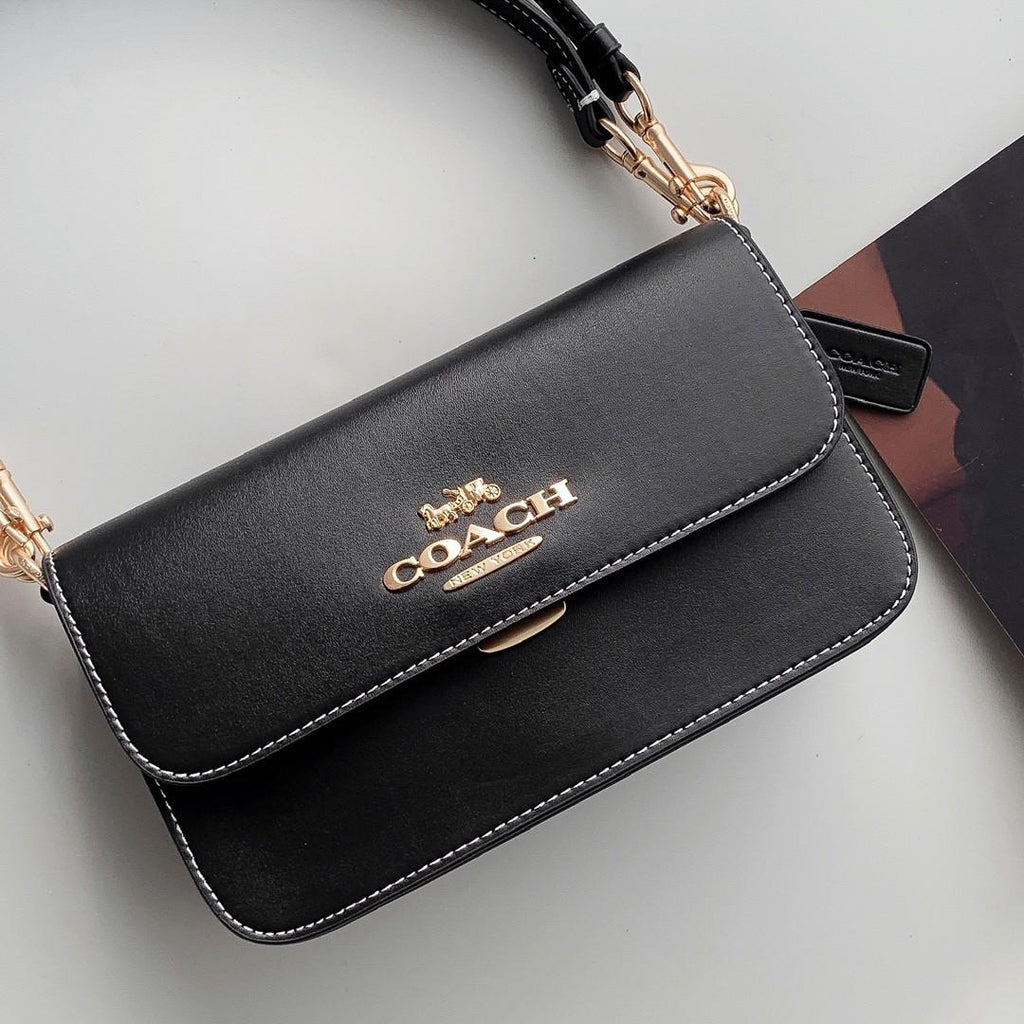 Coach Signature Leather Crossbody