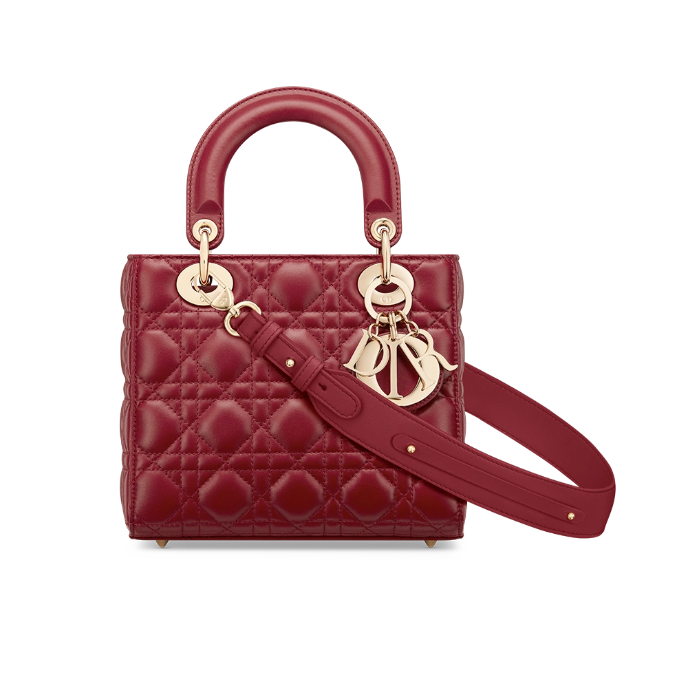 Christian Dior Patent Cannage Mini Lady Dior
