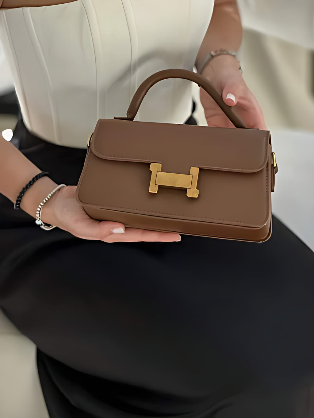 Top Handle Crossbody Bag